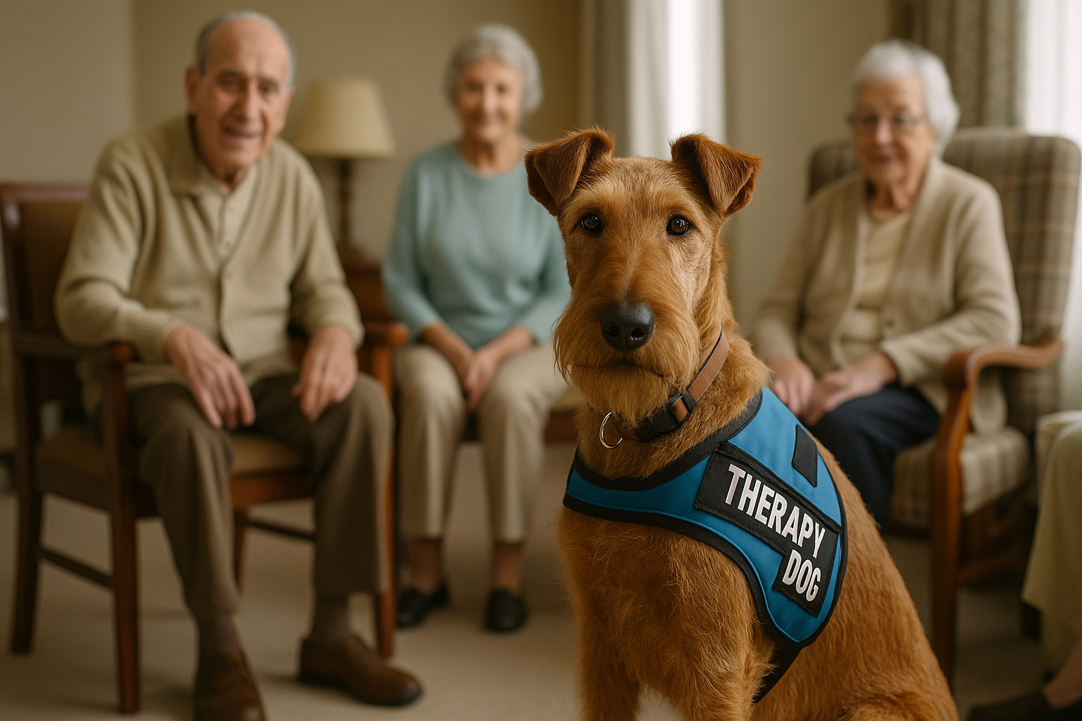 service dog breeds irish terrier therapy dog