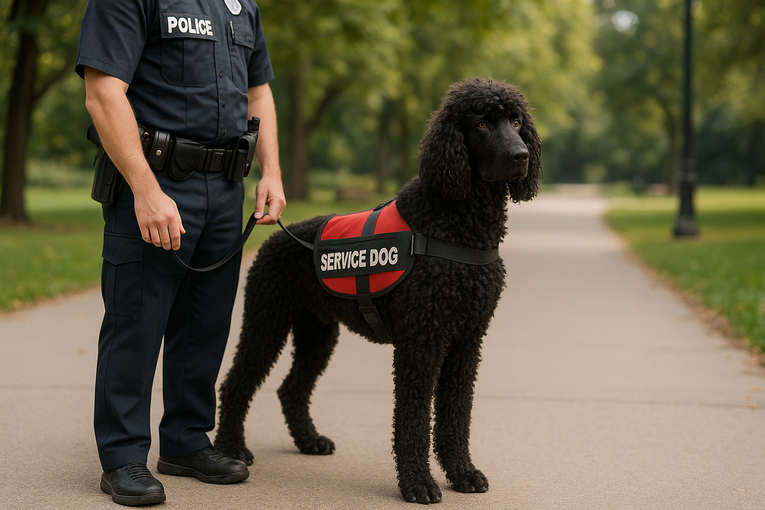 service dog breeds irish water spaniel service dog