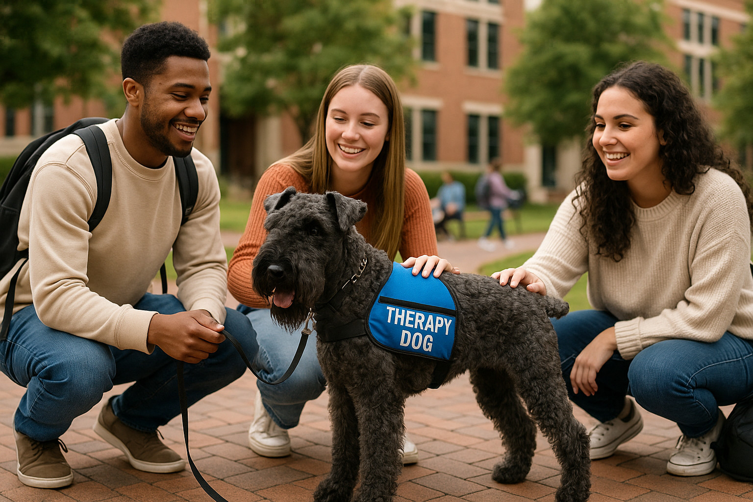 service dog breeds kerry blue terrier therapy dog