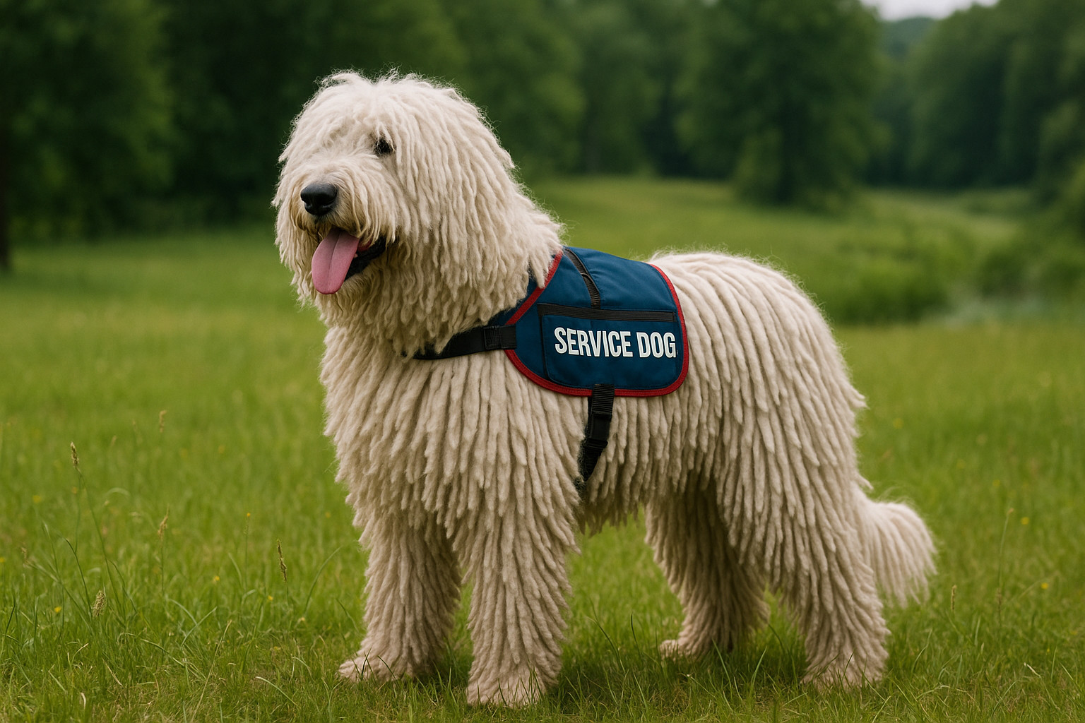 service dog breeds komondor service dog