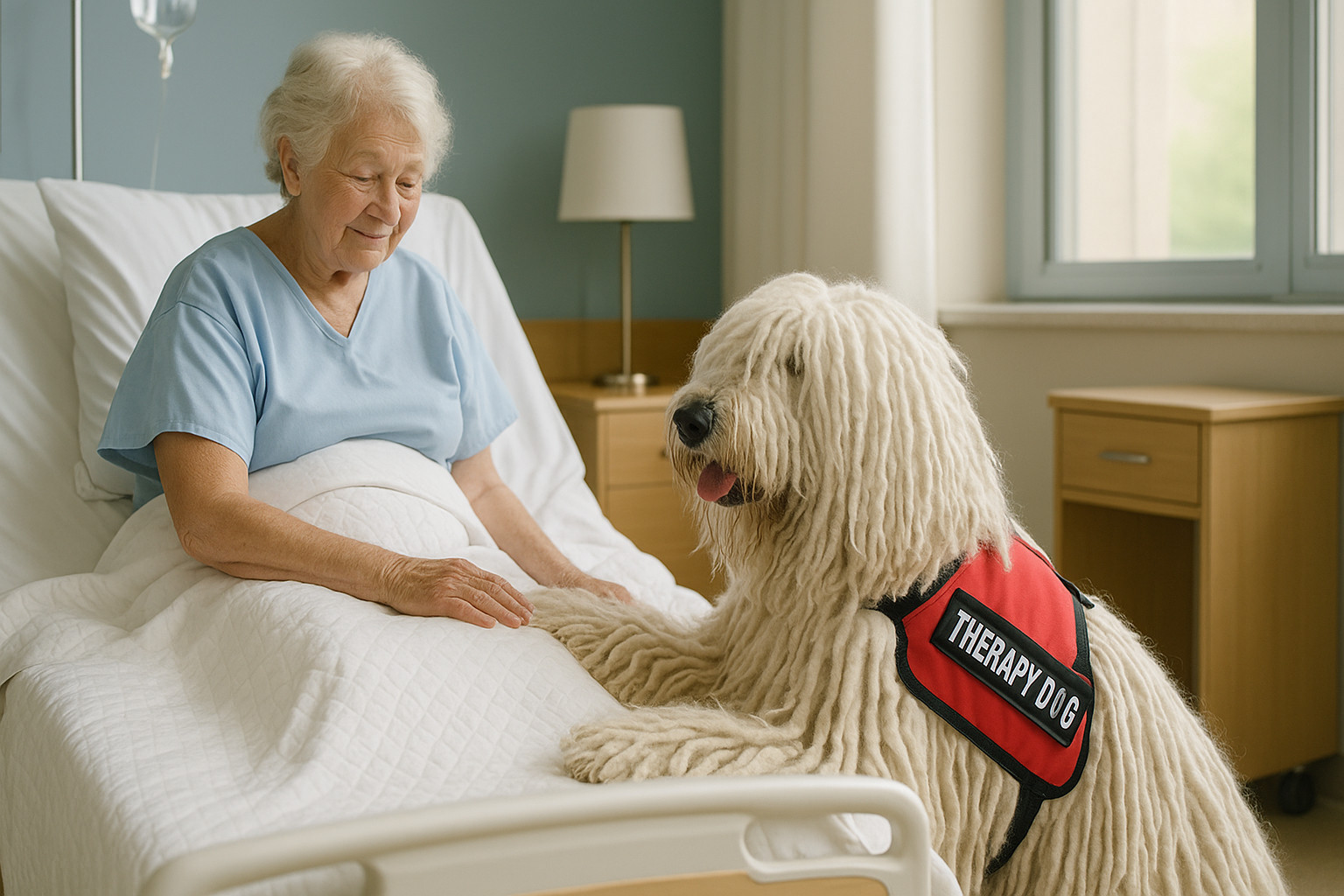 service dog breeds komondor therapy dog