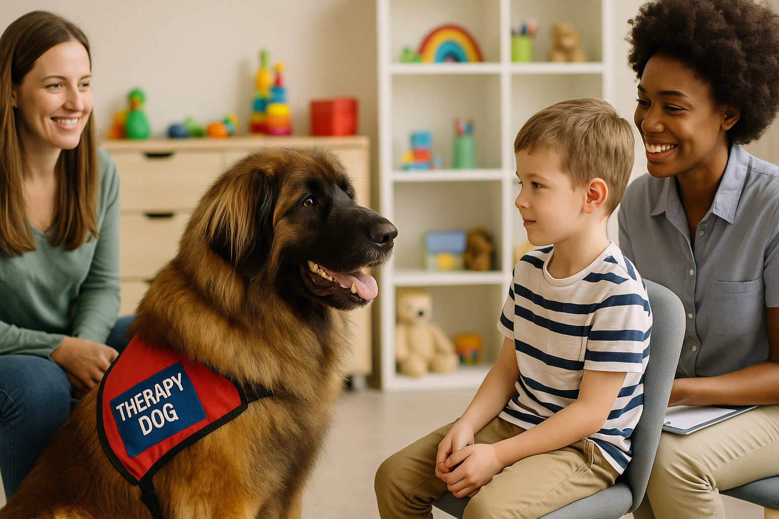 service dog breeds leonberger therapy dog