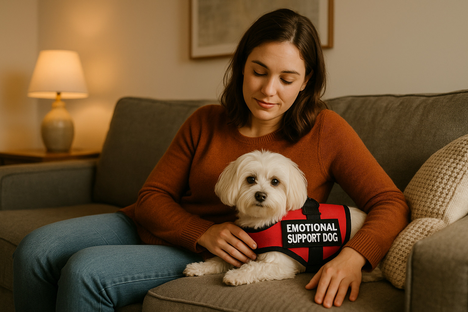 service dog breeds maltese emotional support dog