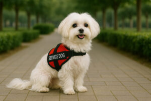 Maltese as a Service Dog