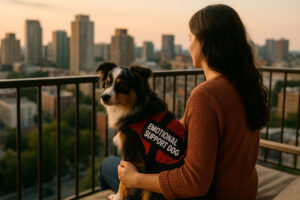 Miniature American Shepherd as an Emotional Support Dog