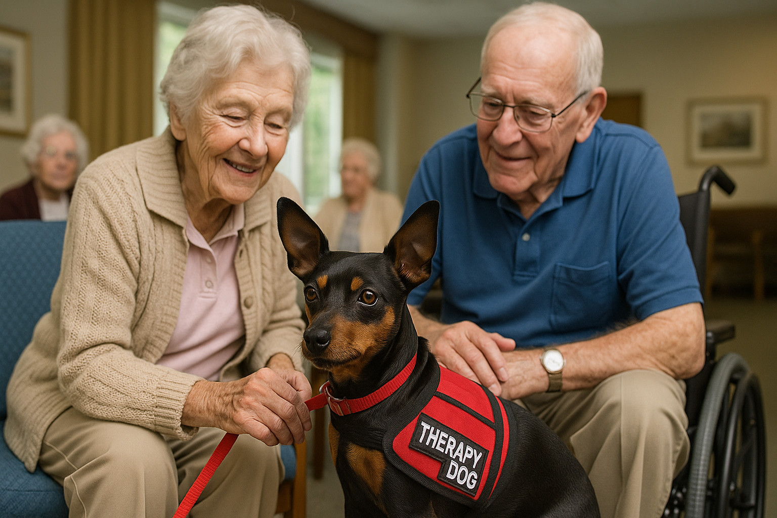 service dog breeds miniature pinscher therapy dog