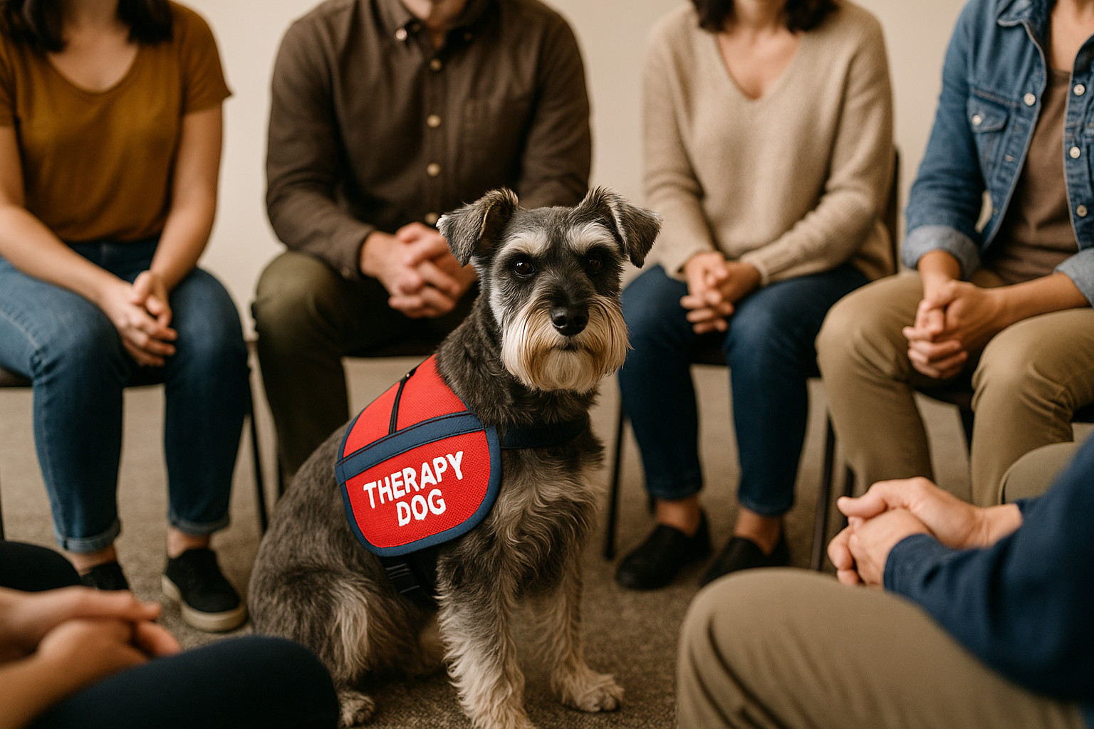 service dog breeds miniature schnauzer therapy dog