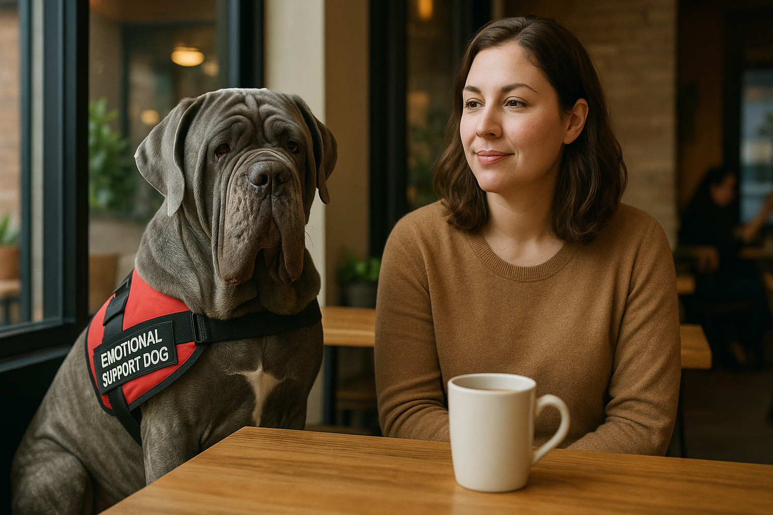 service dog breeds neopolitan mastiff emotional support dog 1