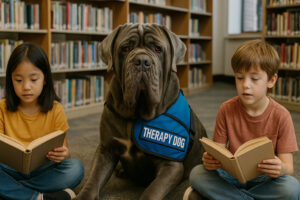 Neopolitan Mastiff as a Therapy Dog