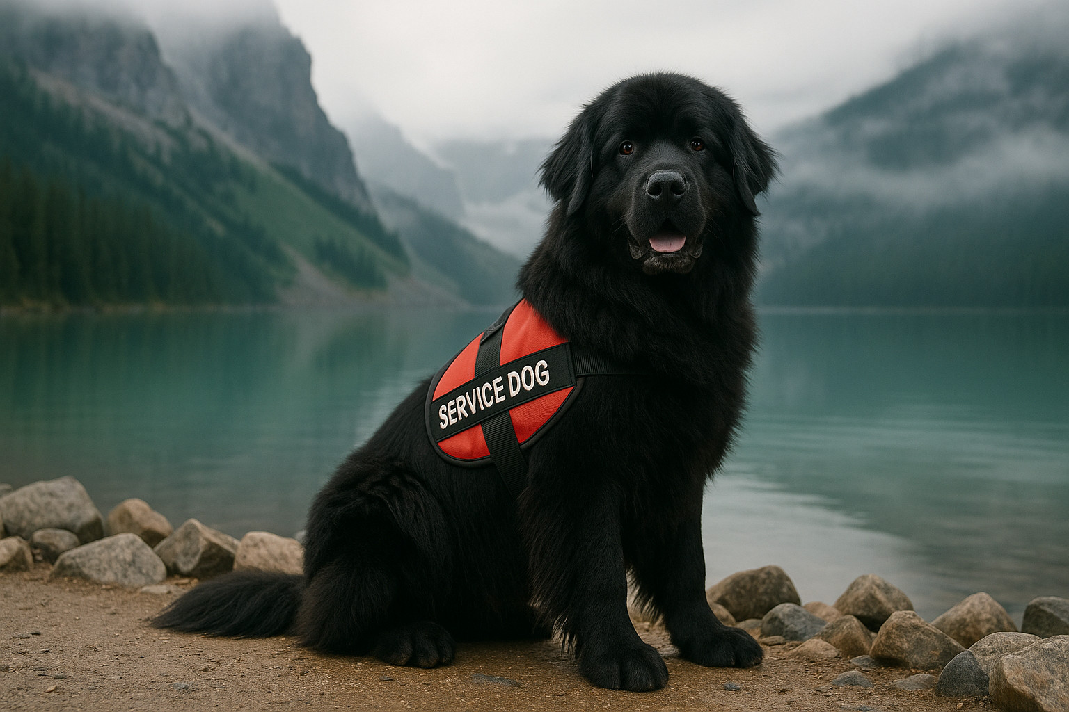 service dog breeds newfoundland service dog