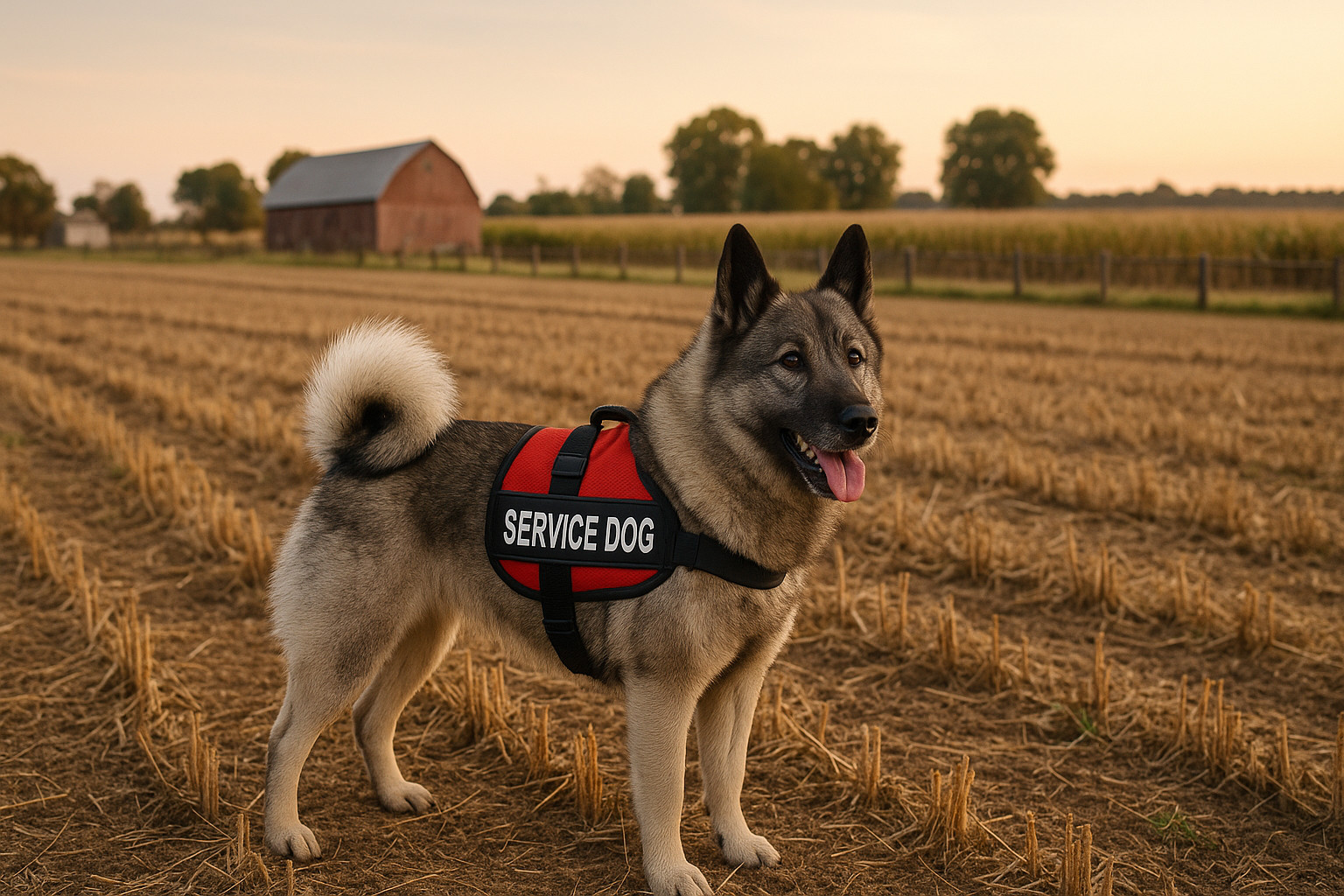 service dog breeds norwegian elkhound service dog