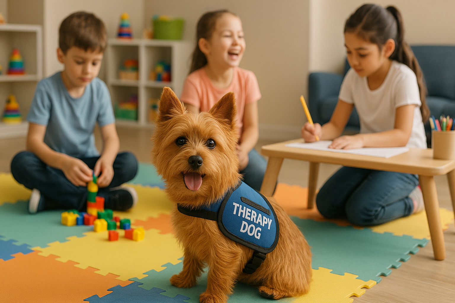 service dog breeds norwich terrier therapy dog
