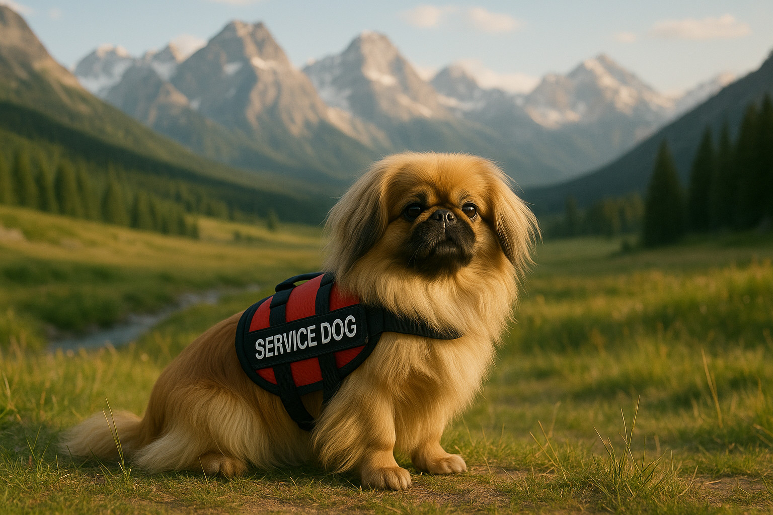 service dog breeds pekingese service dog