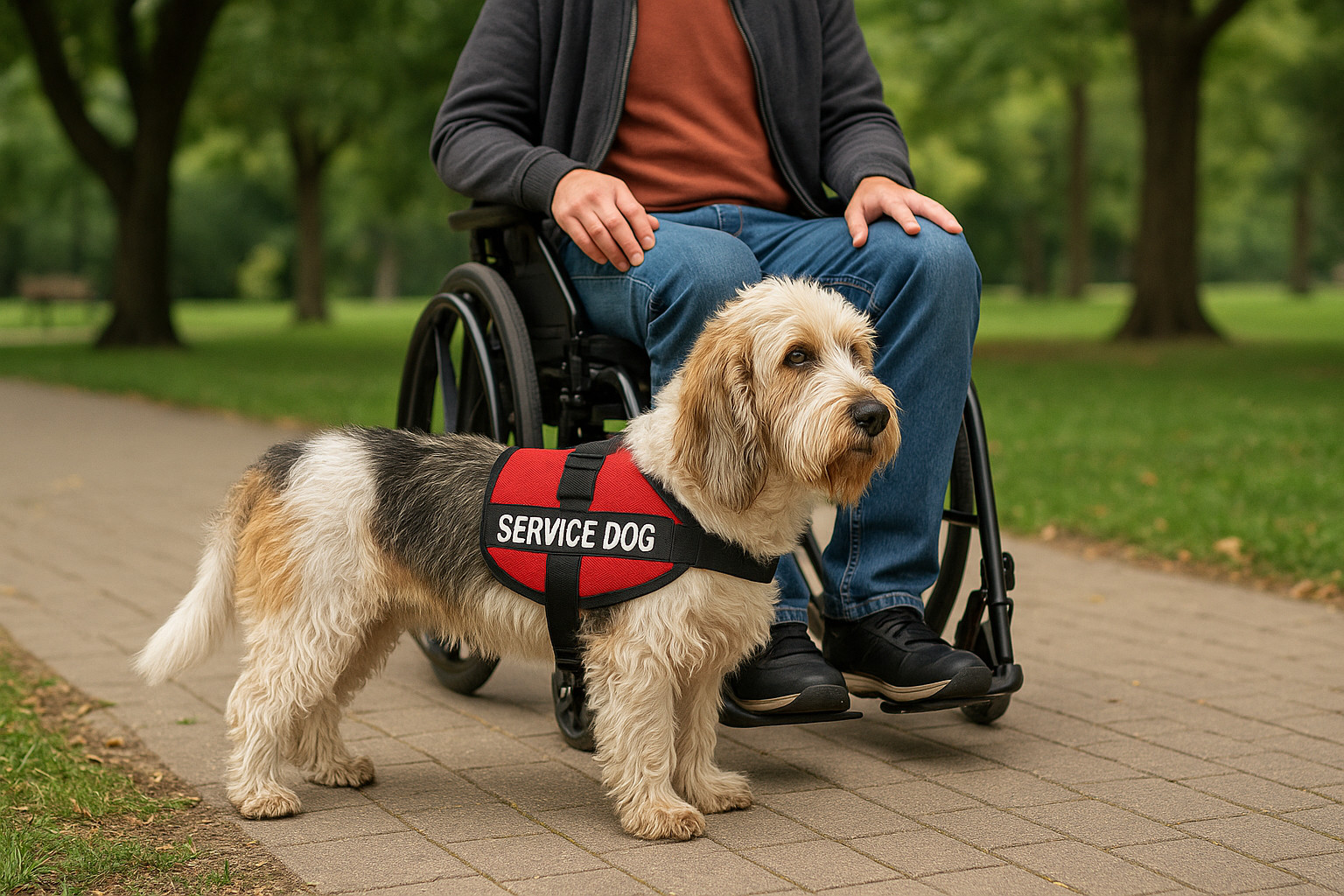 service dog breeds petit basset griffon service dog