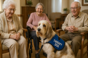 Petit Basset Griffon Vendéen as a Therapy Dog