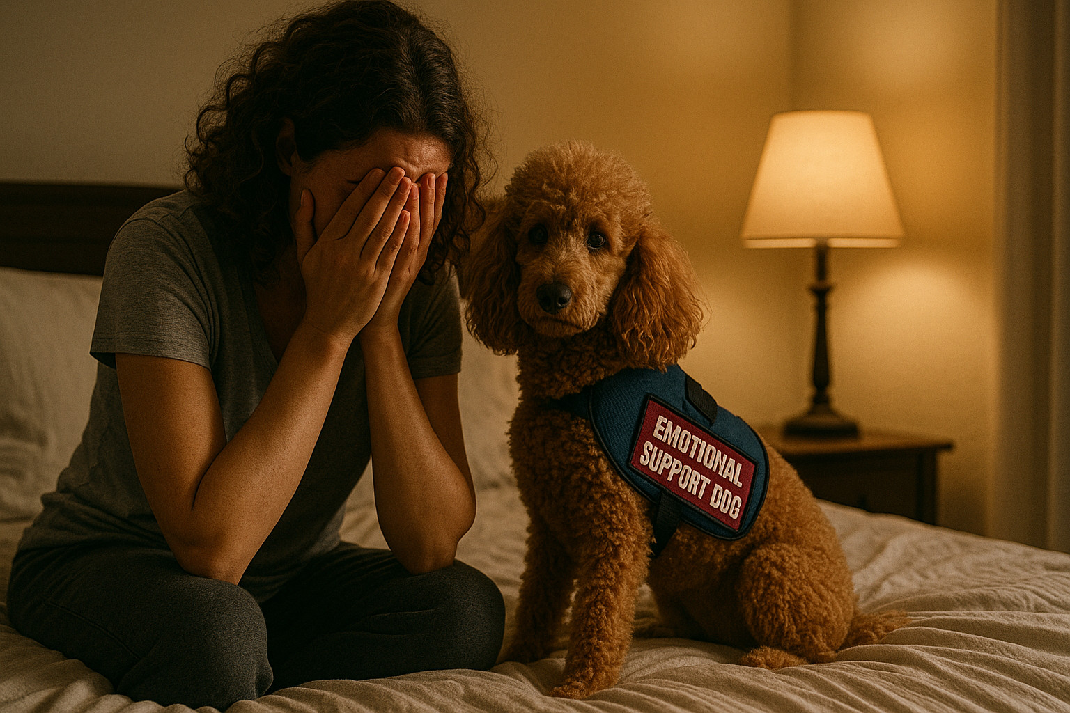service dog breeds poodle emotional support dog