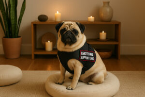 Pug as an Emotional Support Dog