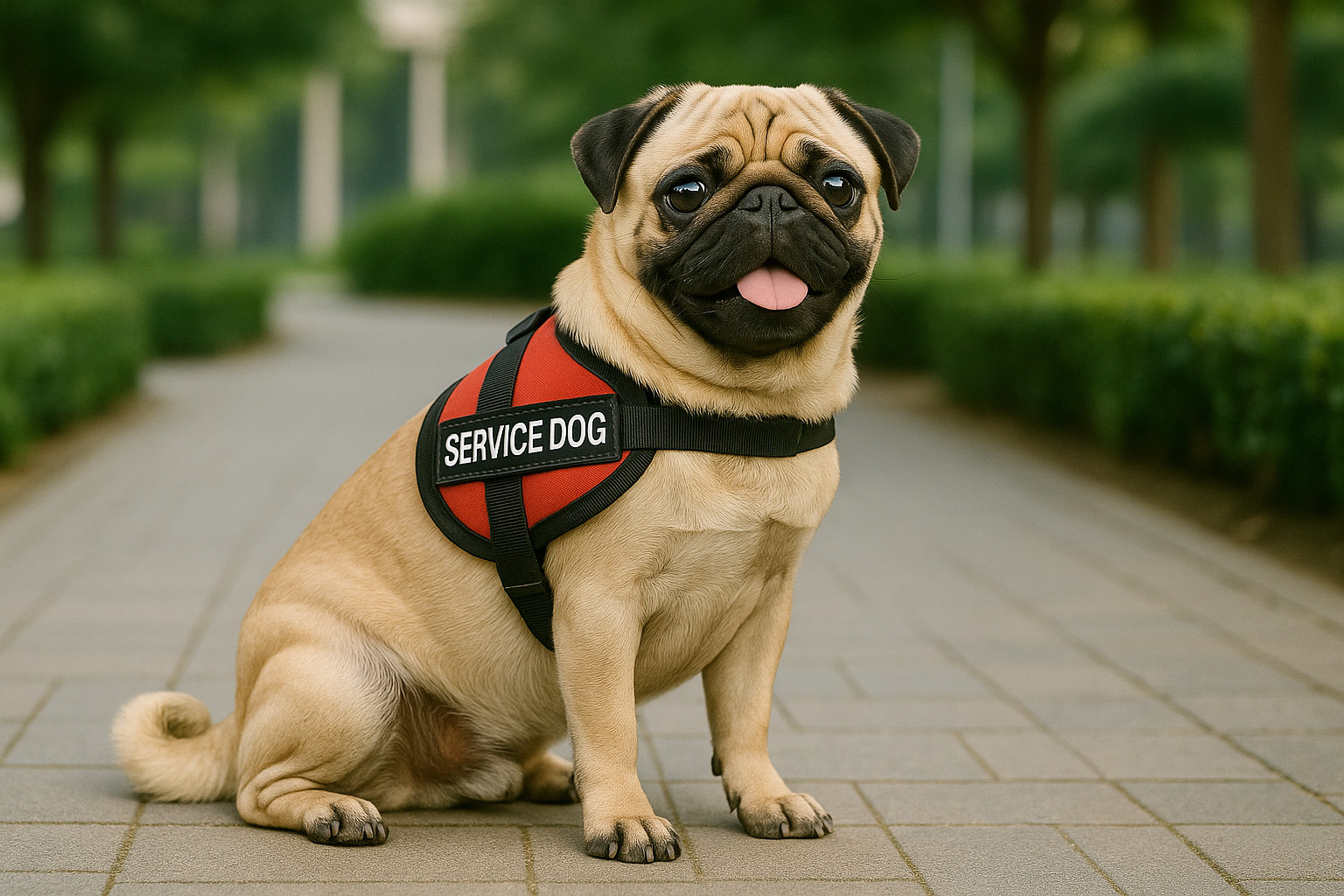 service dog breeds pug service dog