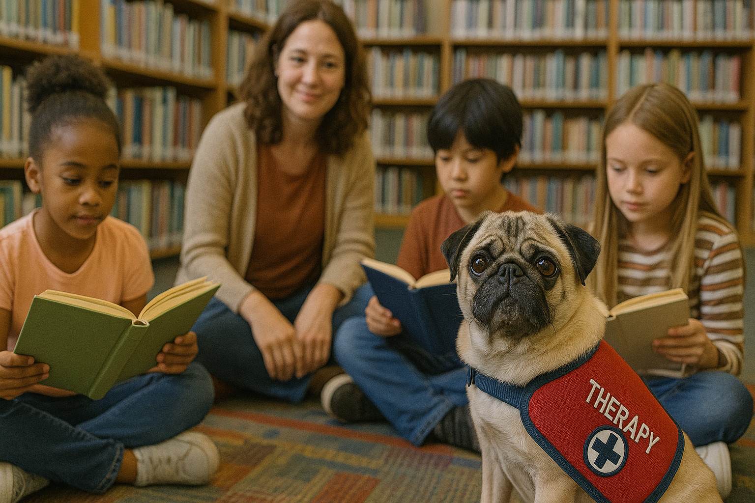 service dog breeds pug therapy dog