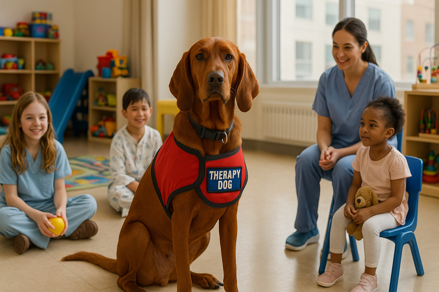 service dog breeds redbone coonhound therapy dog