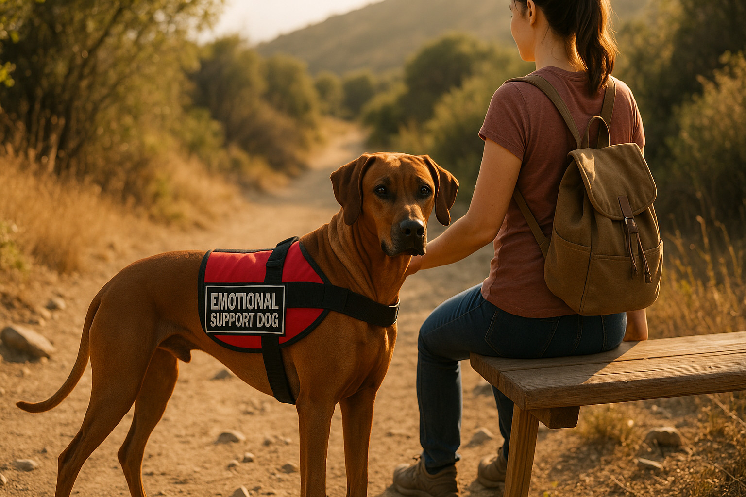 service dog breeds rhodesian ridgeback emotional support dog