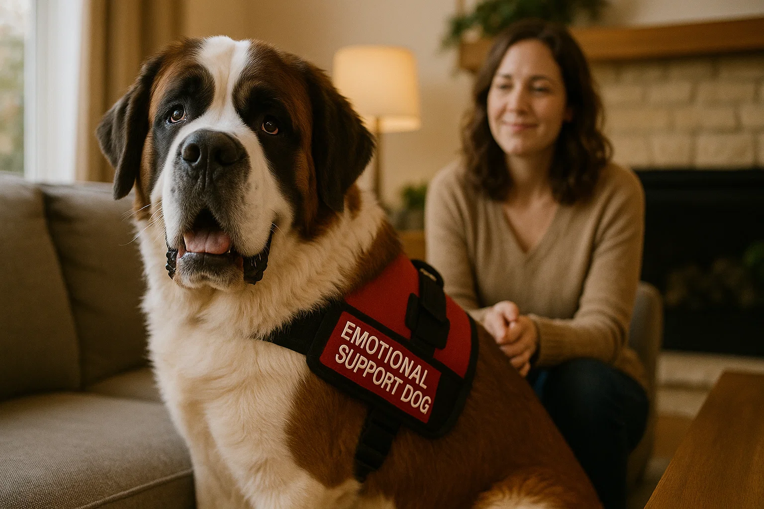 service dog breeds saint bernard emotional support dog