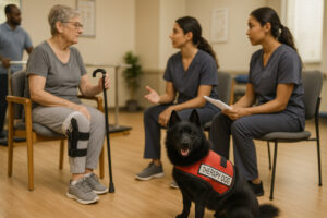 Schipperke as a Therapy Dog