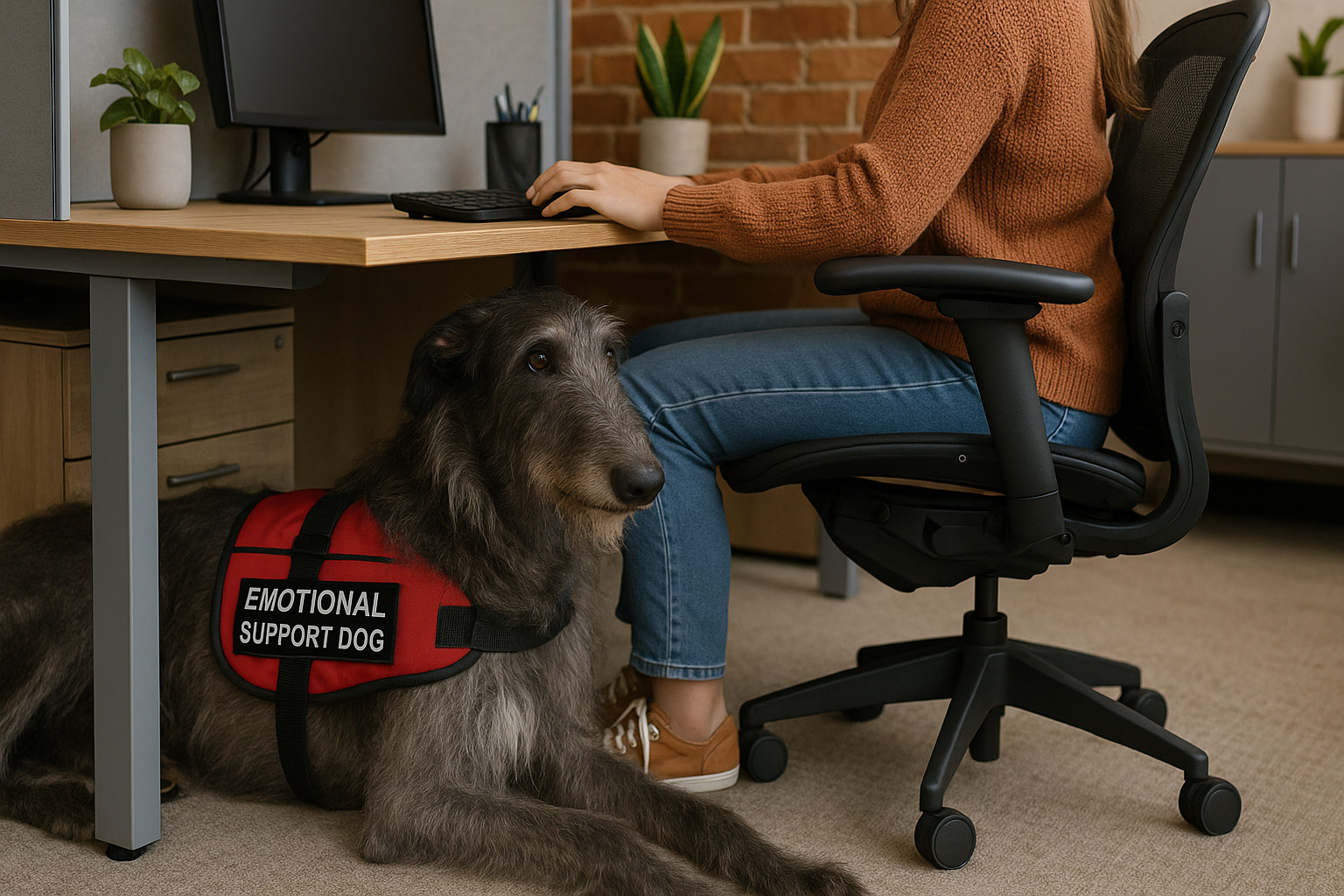 service dog breeds scottish deerhound emotional support dog