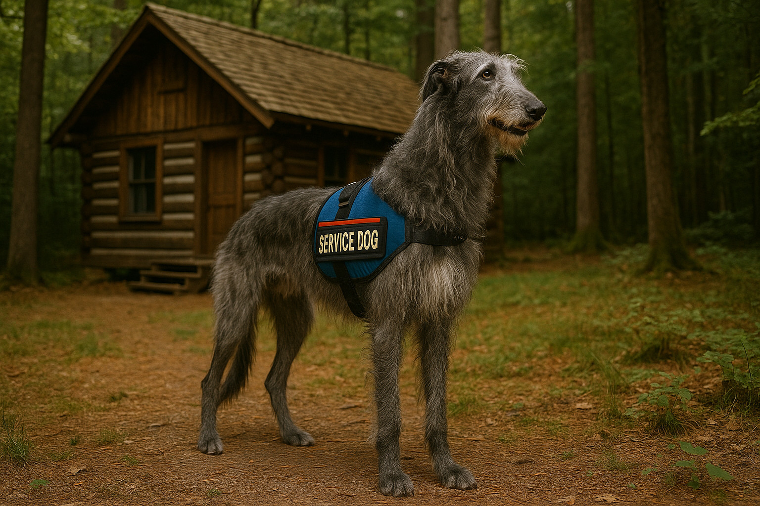 service dog breeds scottish deerhound service dog