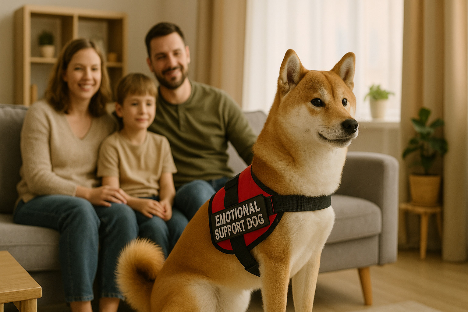 service dog breeds shiba inu emotional support dog