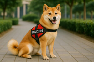 Shiba Inu as a Service Dog
