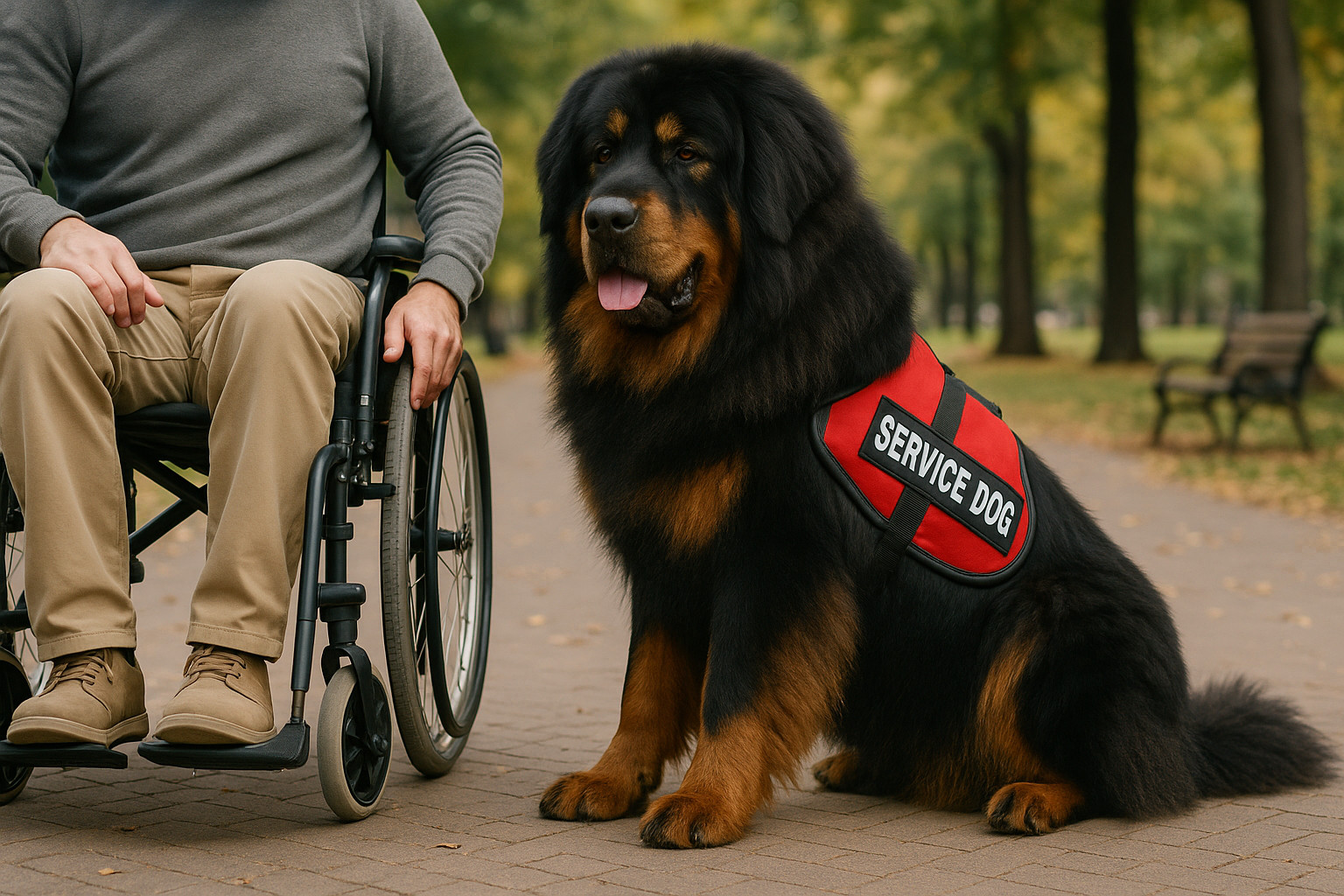 service dog breeds tibetan mastiff service dog