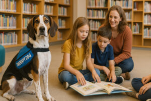Treeing Walker Coonhound as a Therapy Dog