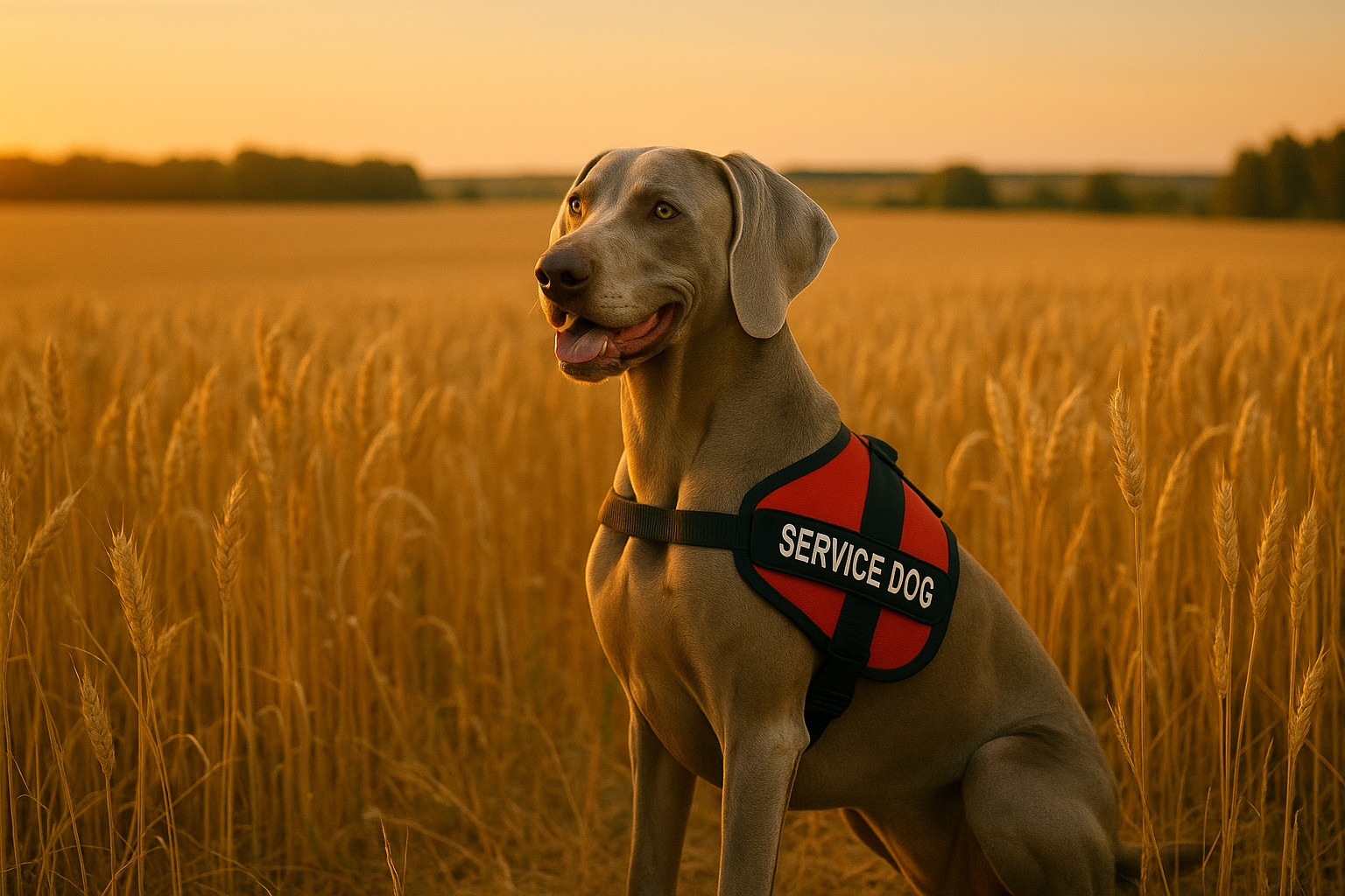 service dog breeds weimaraner service dog