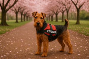 Welsh Terrier as a Service Dog
