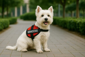 West Highland White Terrier as a Service Dog