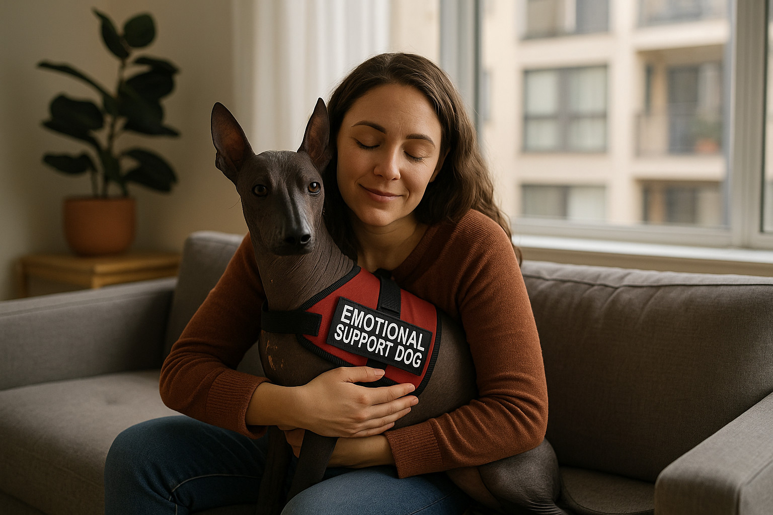 service dog breeds xoloitzcuintli emotional support dog