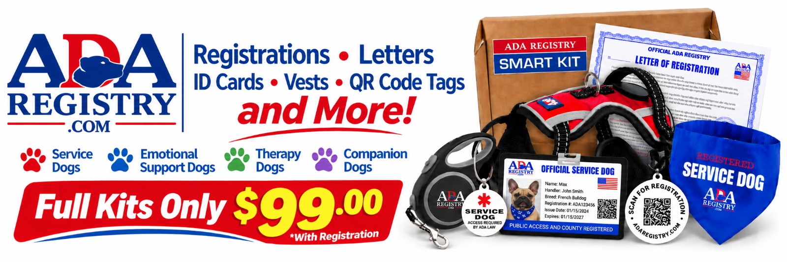 ADA Service Dog Registration