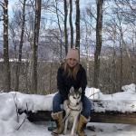 Aspyn and I on a hike