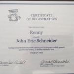 Therapy Dog Certificate