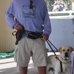 John and Renny in training