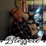 Mighty Thor Whitehair kissing his mommy in December 2019