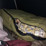 Camping at a camp ground