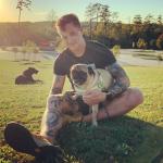Frank and I at the park in Georgia