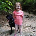 Pic of my little girl and my dog