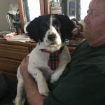 All dressed up on his way out of towm